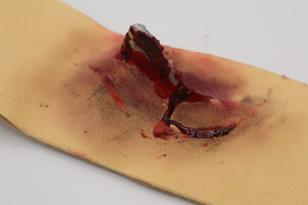 penetrating metal wound, simulation wound, metal shard wound.
